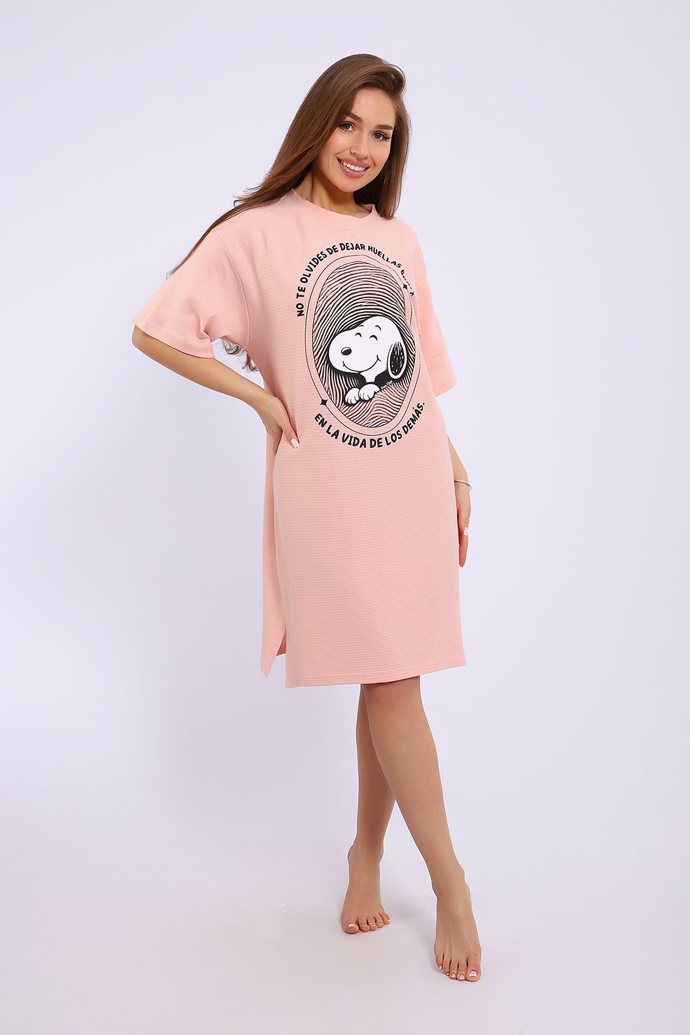 Платье ЕПЛ-1072 - коралловый