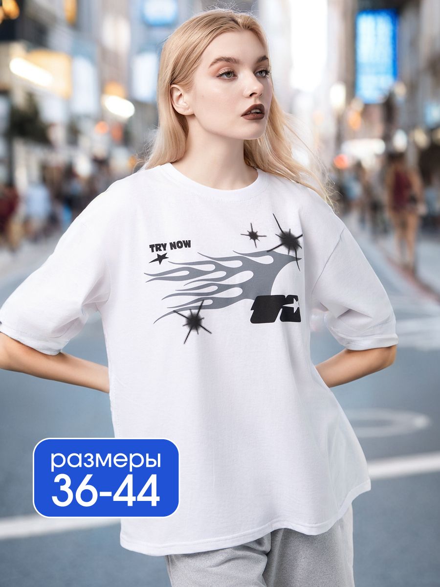 Футболка оверсайз ФБН0011