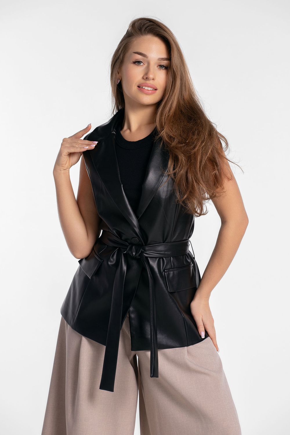 Жилет Т02кз - черный