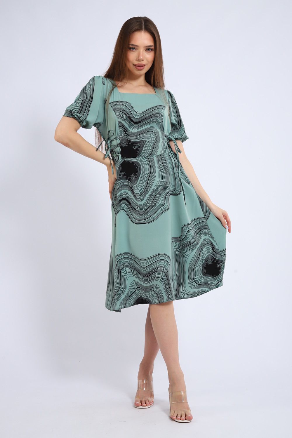 Женское платье 31958 - фисташка