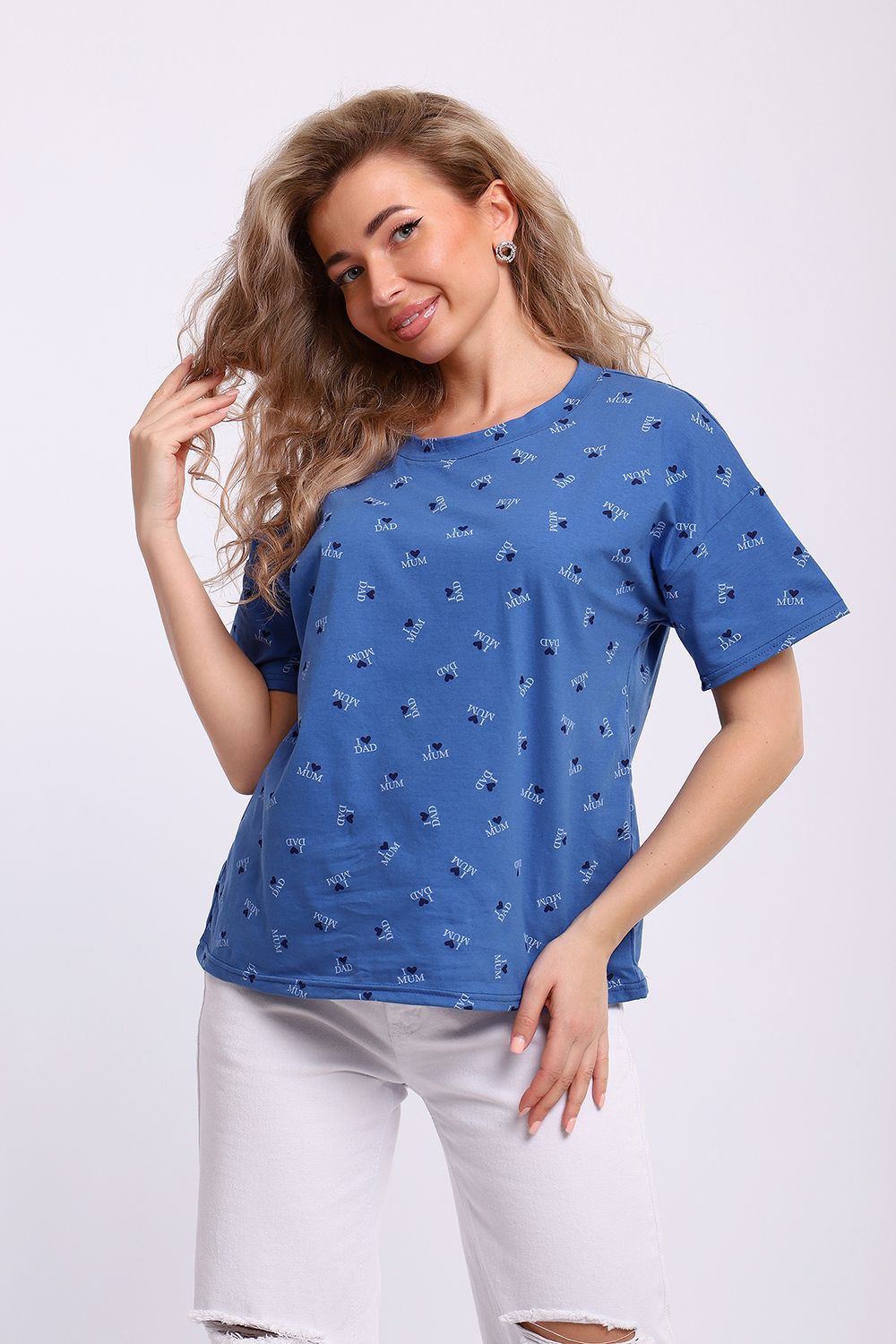 Футболка 30123 - василек