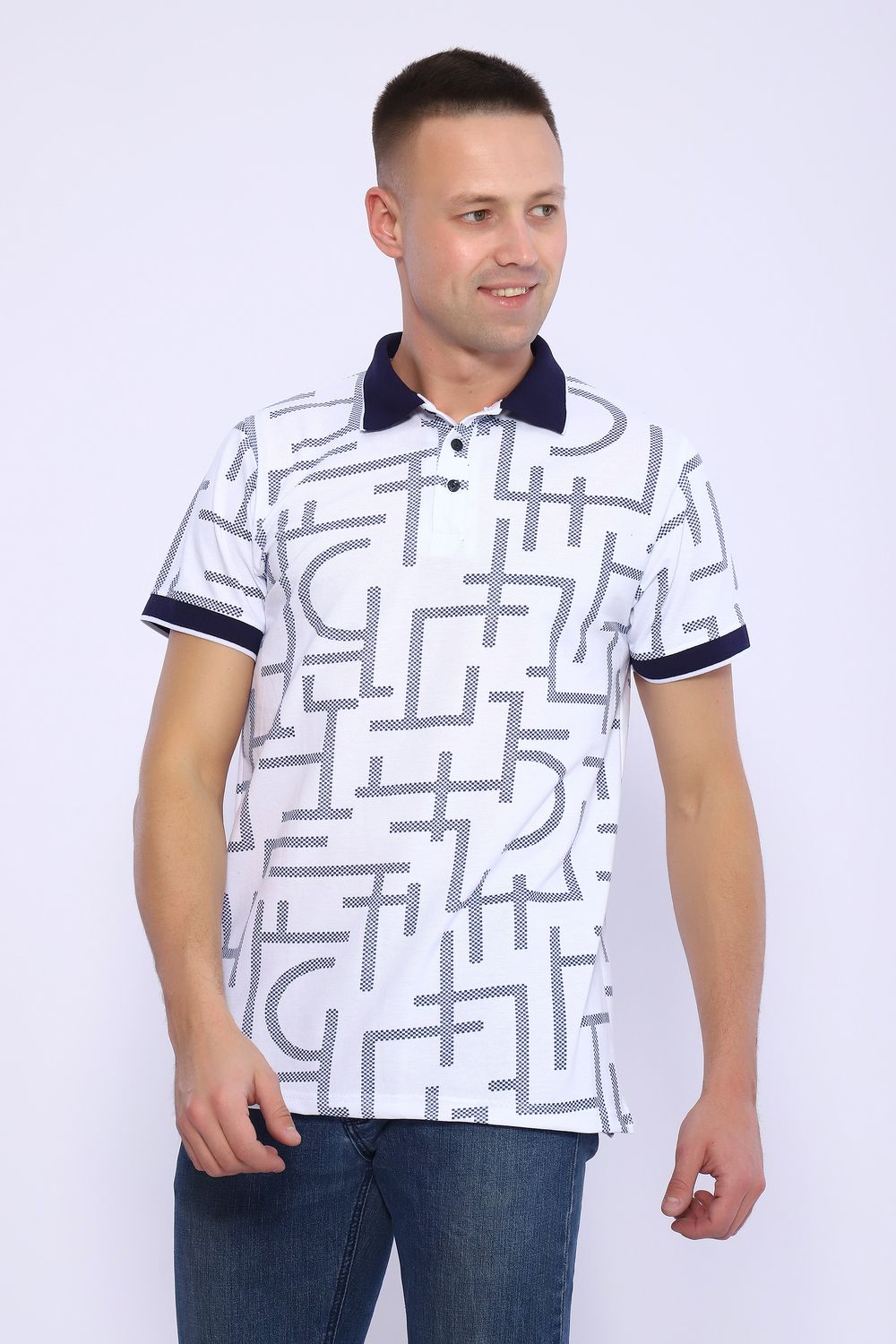 Поло 33 - белый