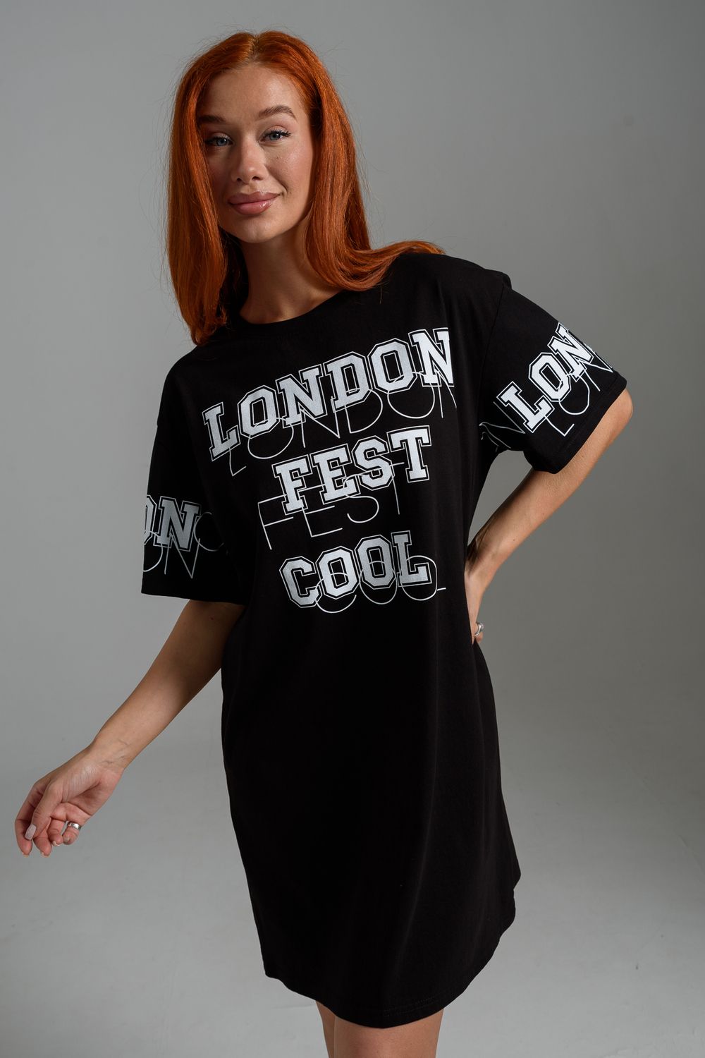 67160 туника женская - London+черный