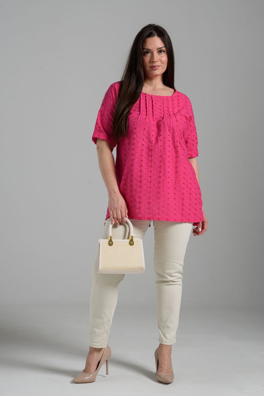 Туника женская 8477 - фуксия