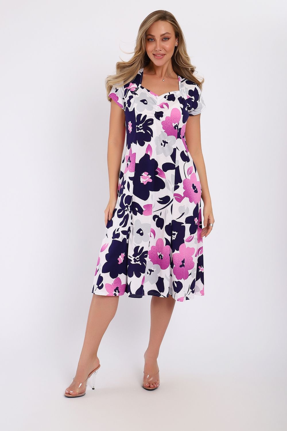 Платье 055 - фиолетовый