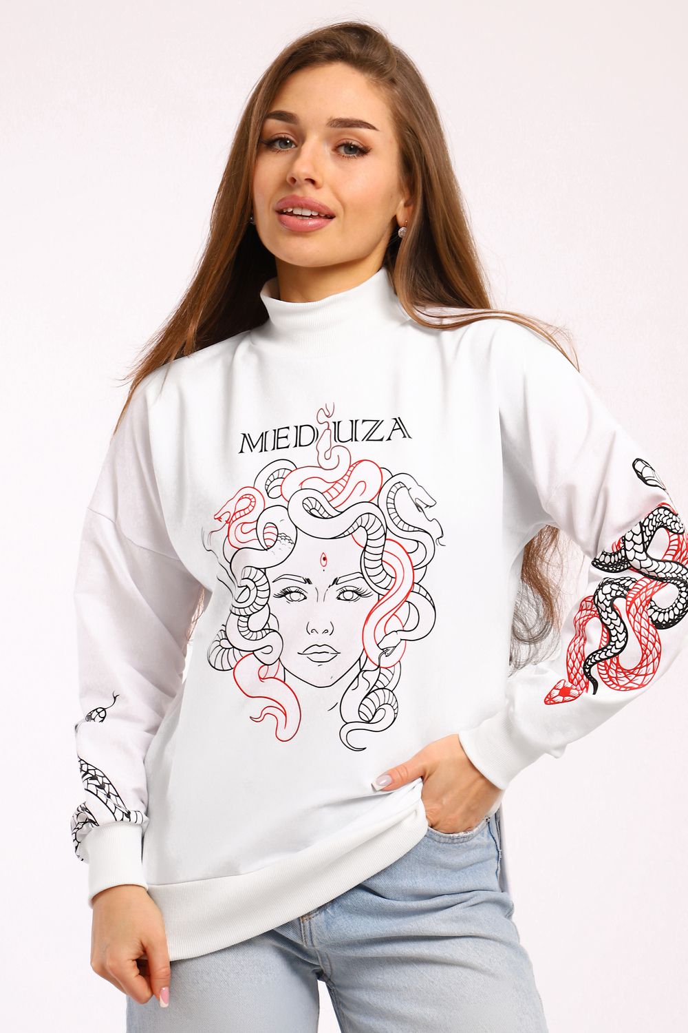 Толстовка женская 88527 - белый