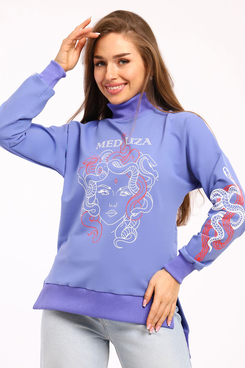 Толстовка женская 88527 - фиолетовый