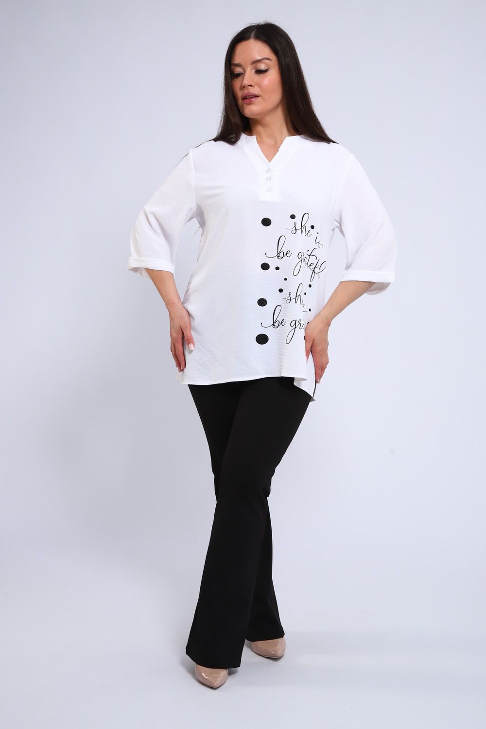 Женская туника 31963 - белый