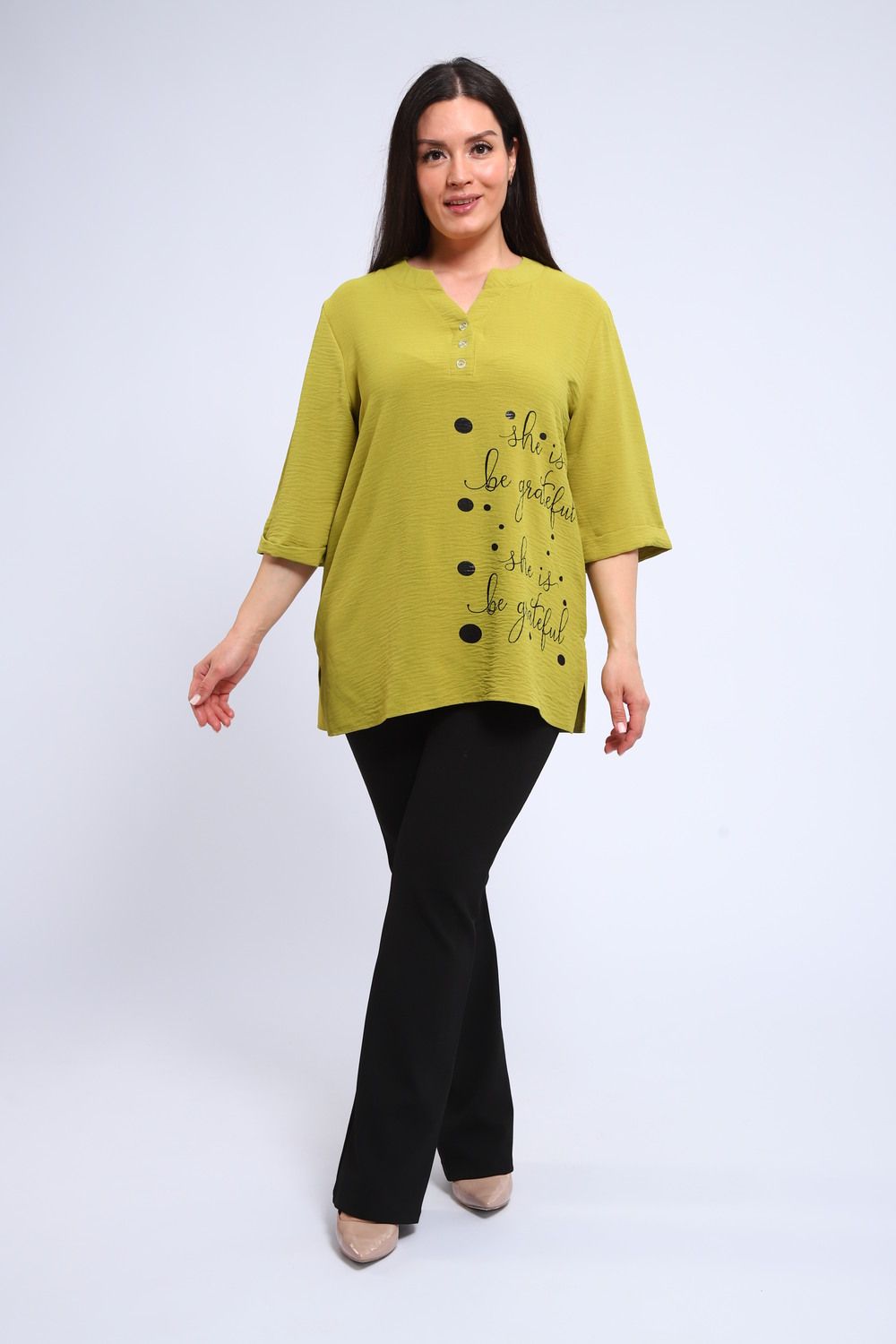 Женская туника 31963 - зеленый