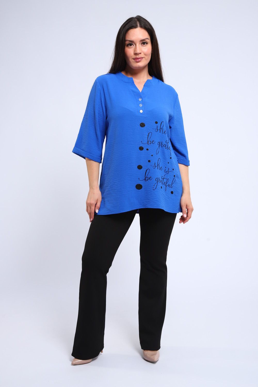 Женская туника 31963 - синий