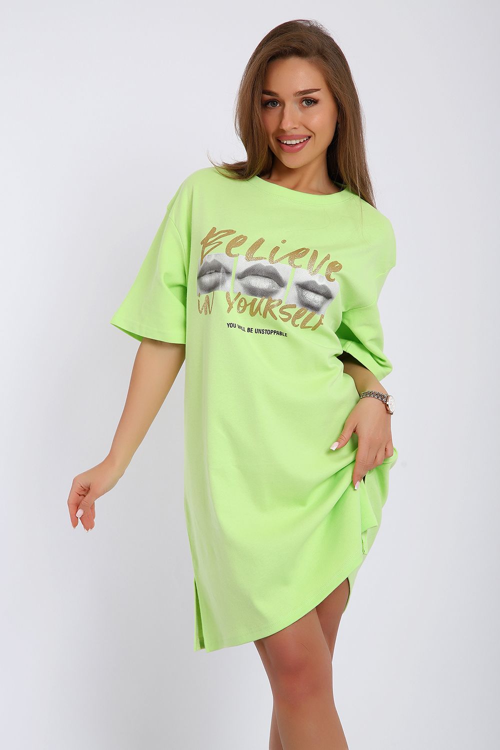 Платье ЕПЛ-1062 - белый