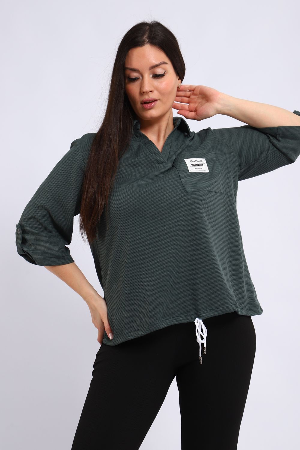 Женская туника 31973 - зеленый