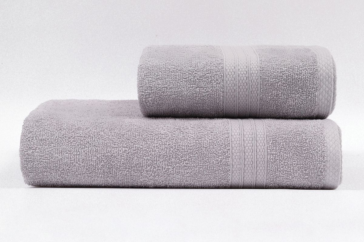 Полотенце махровое Вечер - темно-серый