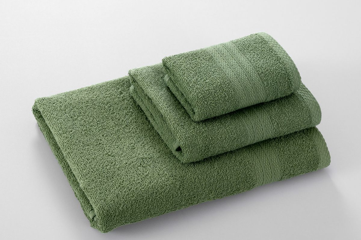 Полотенце махровое Вечер - светло-зеленый