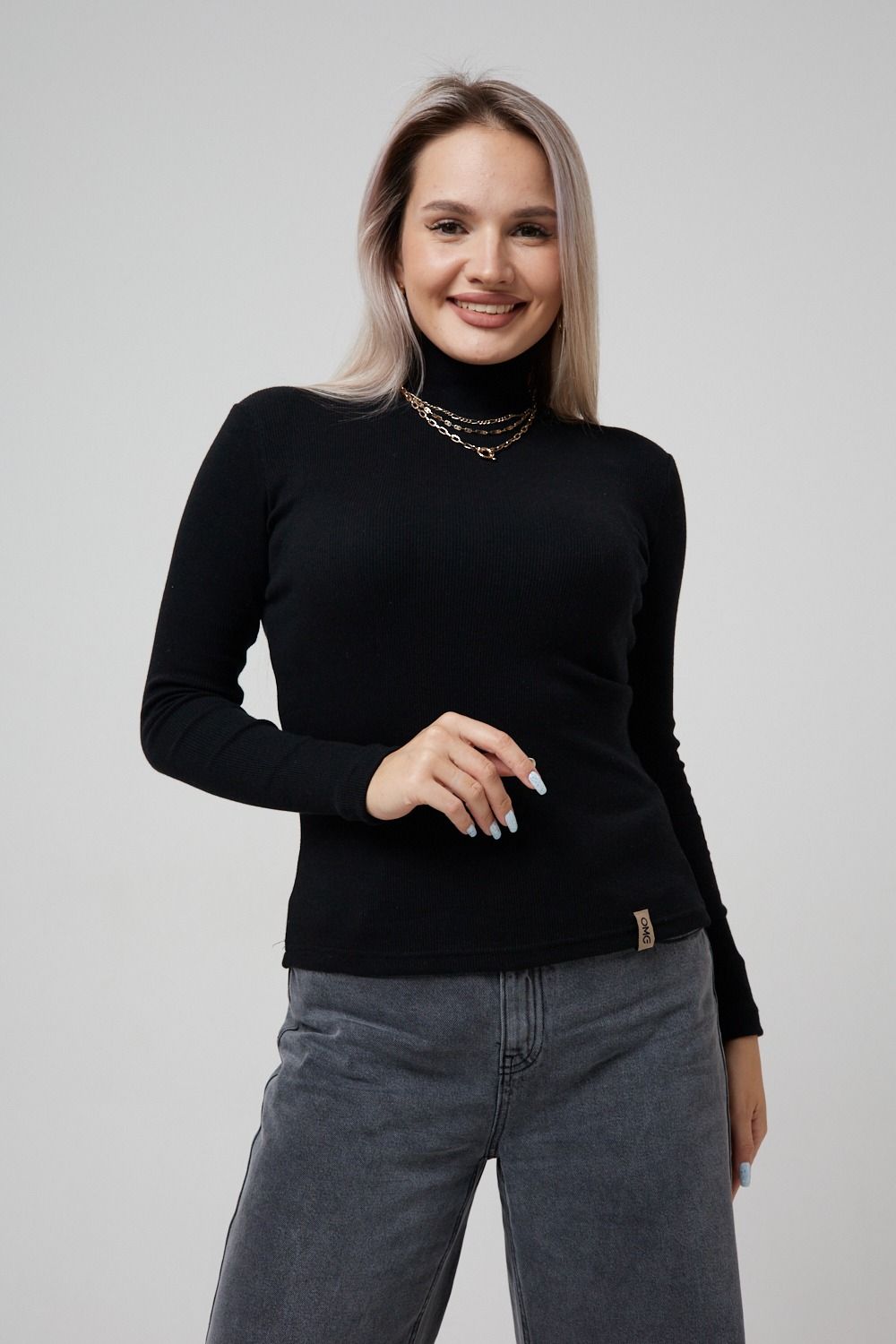 Водолазка женская ВЖ-001 - черный