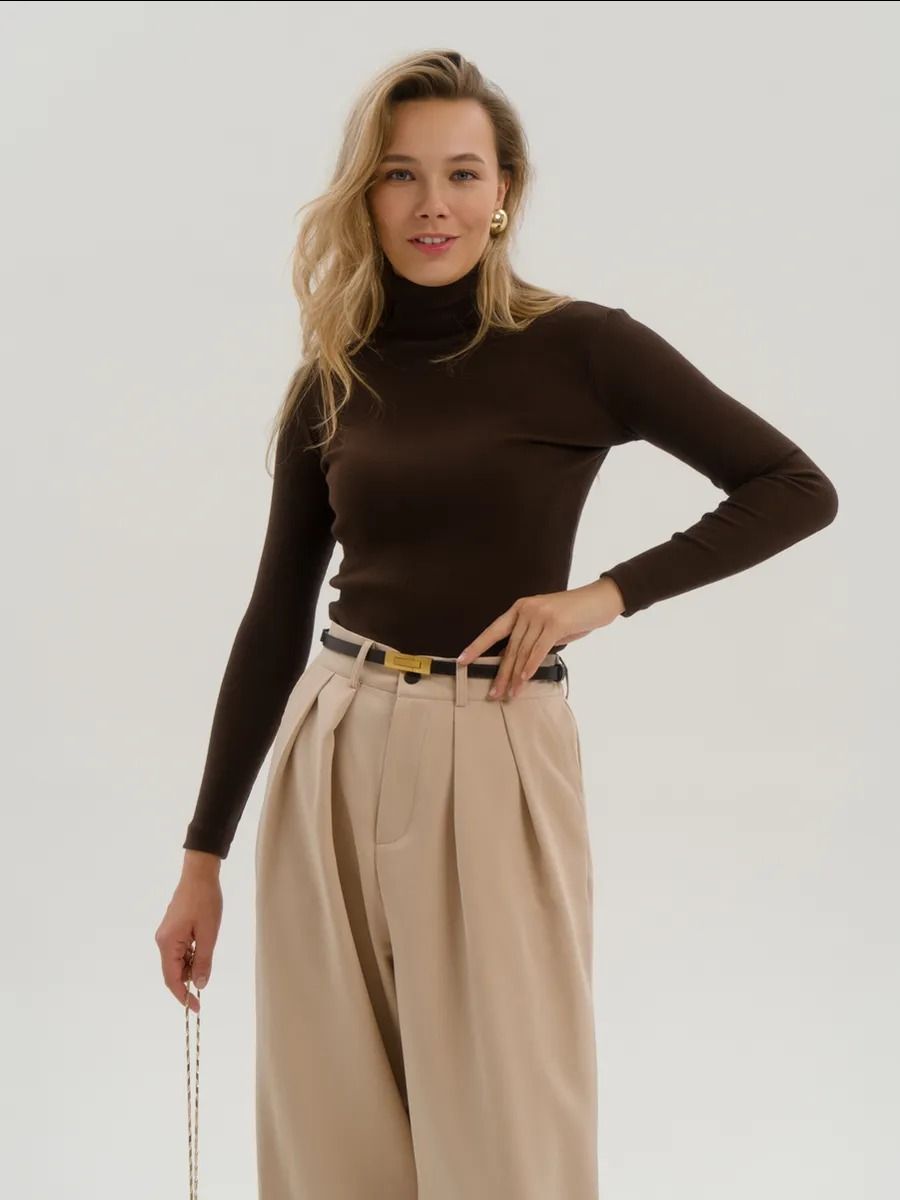 Водолазка женская ВЖ-001 - шоколад