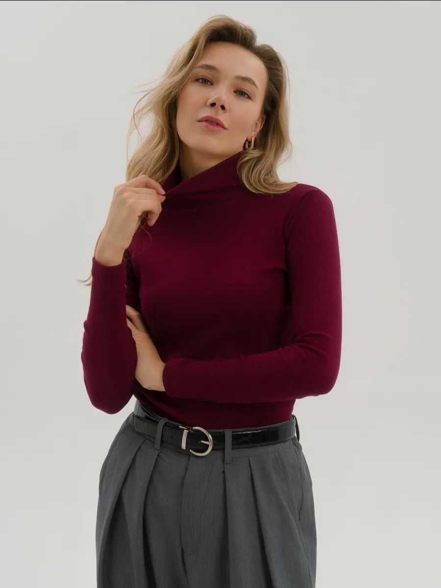 Водолазка женская ВЖ-001 - бордо