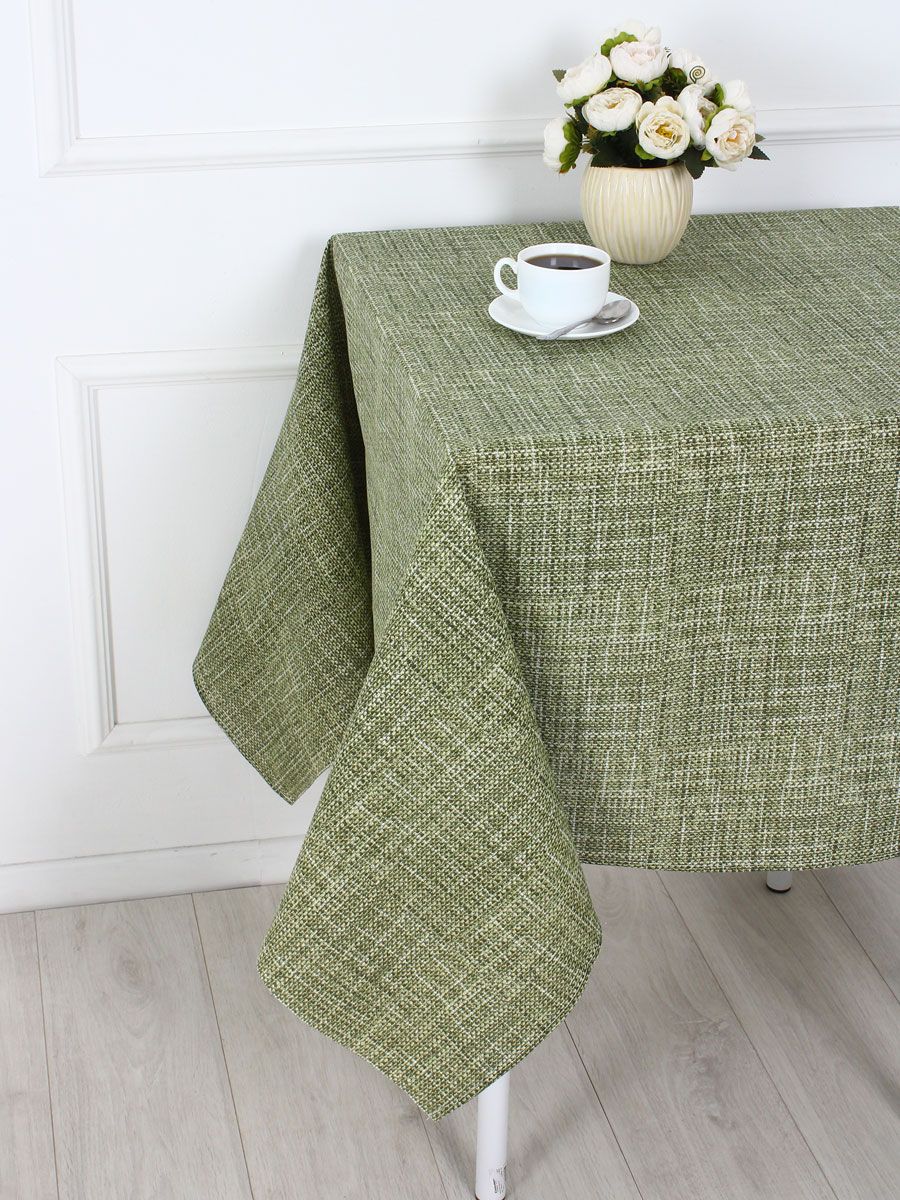 Скатерть Lizzy Home 120*150 см - зеленый