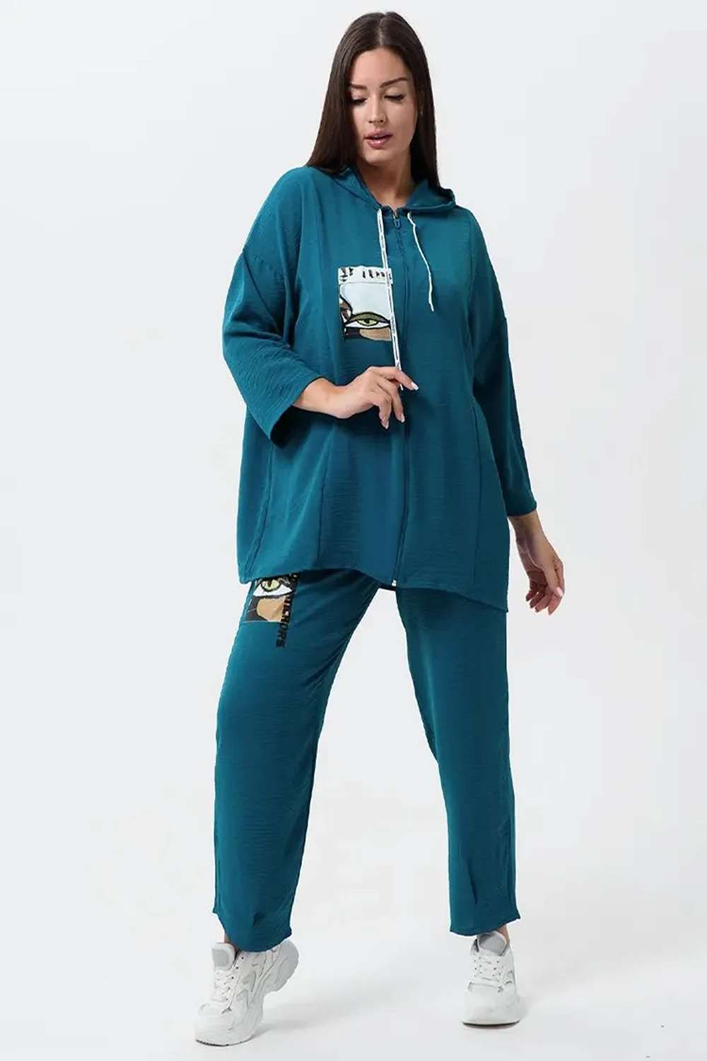 52351 Костюм женский - индиго