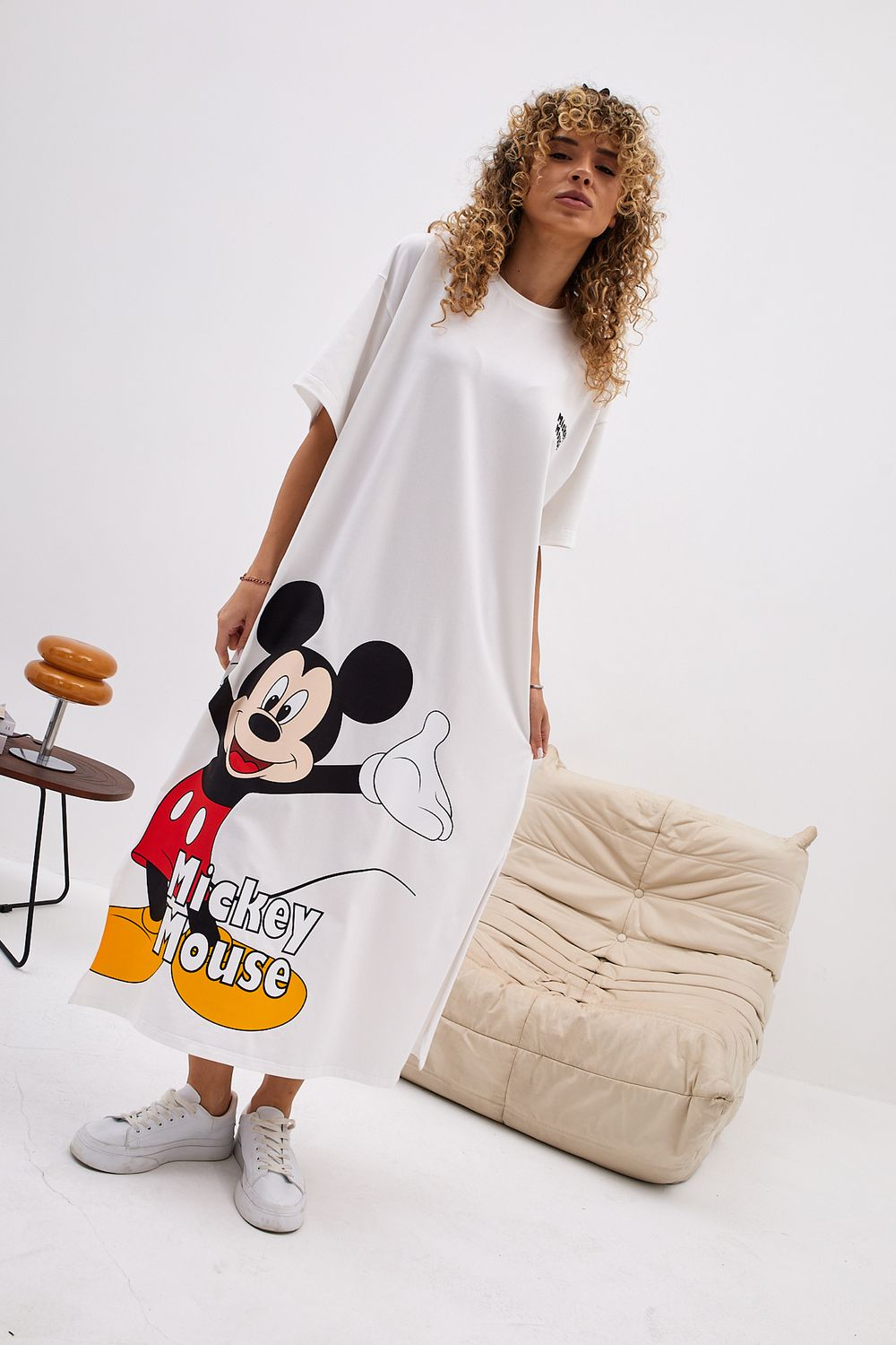 Платье Disney - молочный