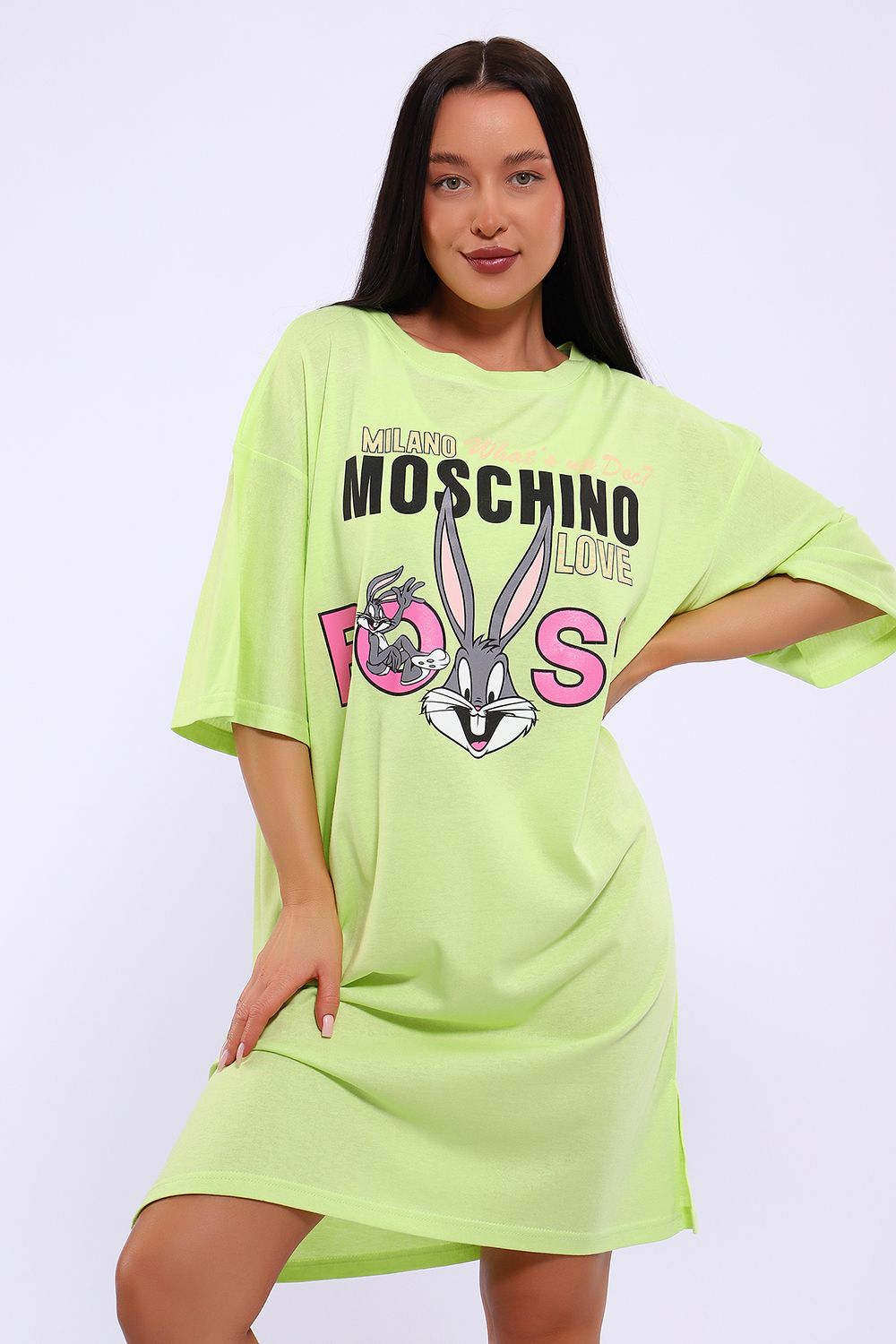 Платье ЕПЛ-1063 - салатовый