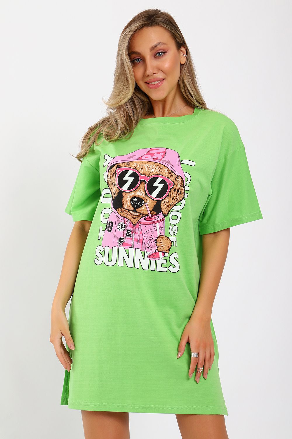 Платье ЕПЛ-1059 - светло-зеленый