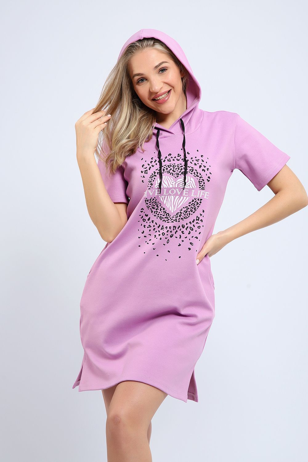 Платье ЕПЛ-1067 - сиреневый