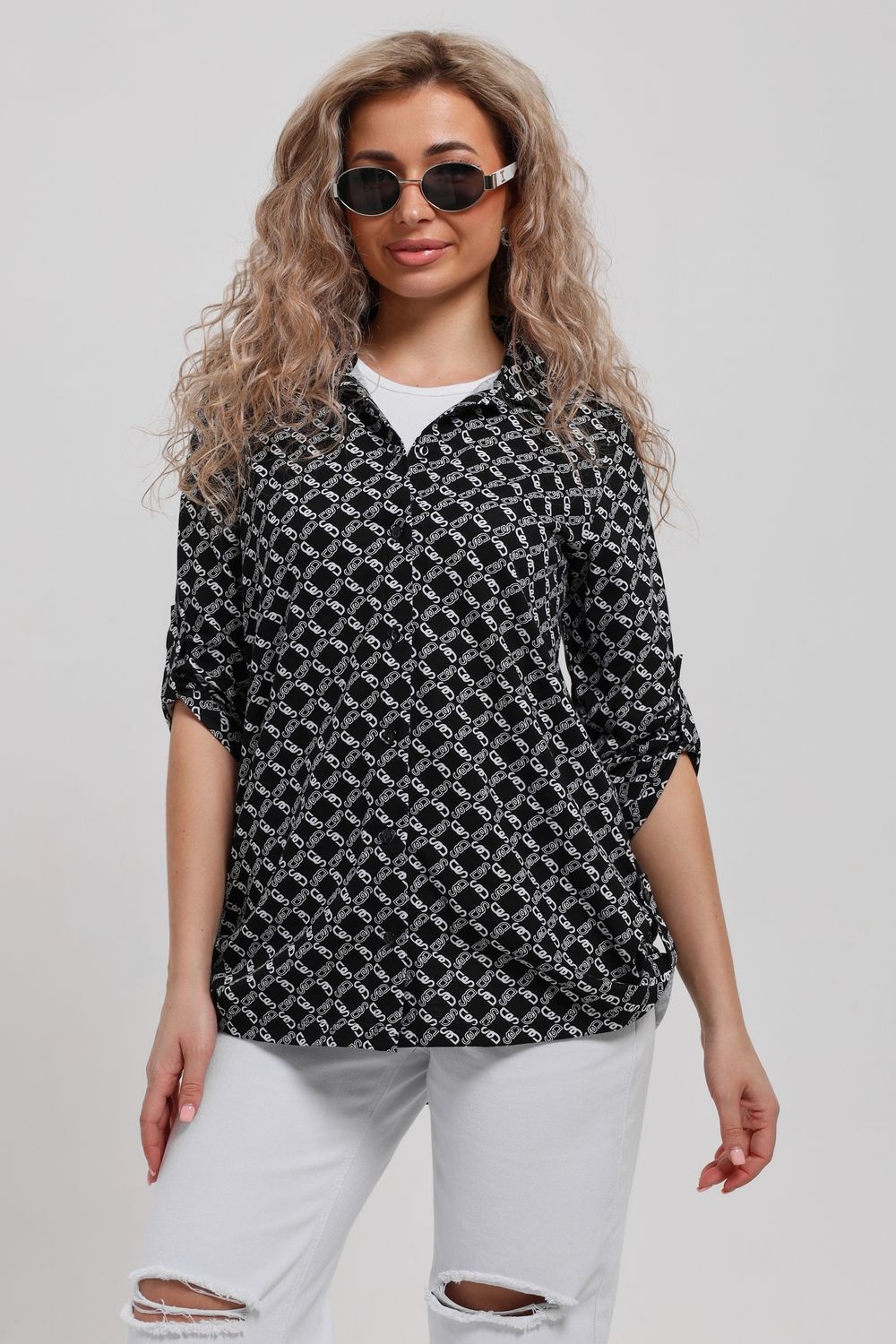 Рубашка 53031 - черный