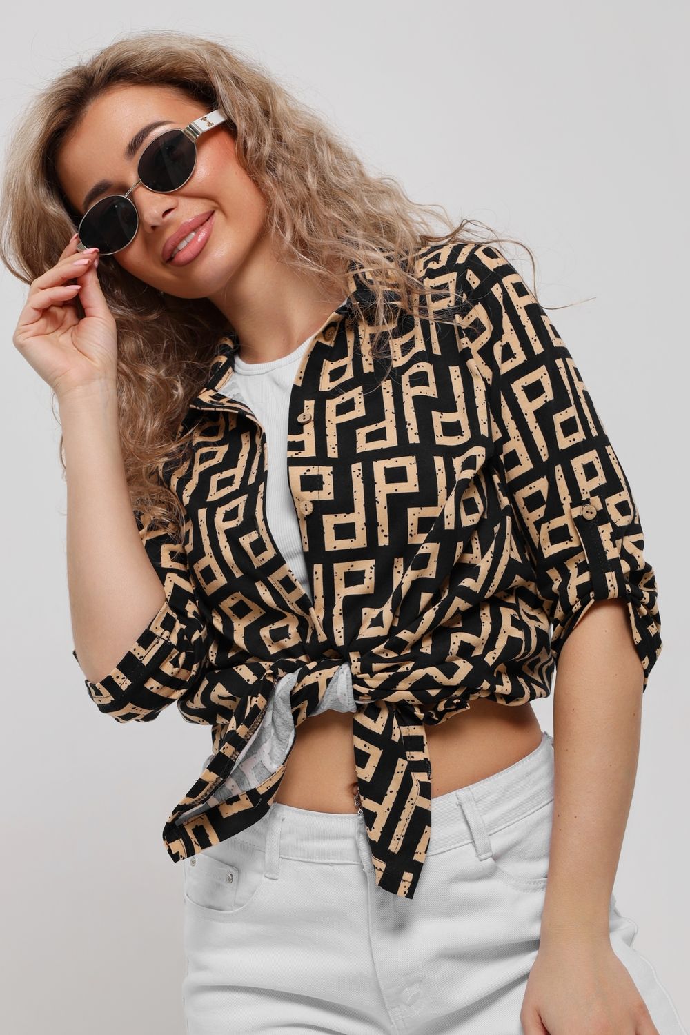 Рубашка 53029 - темно-синий