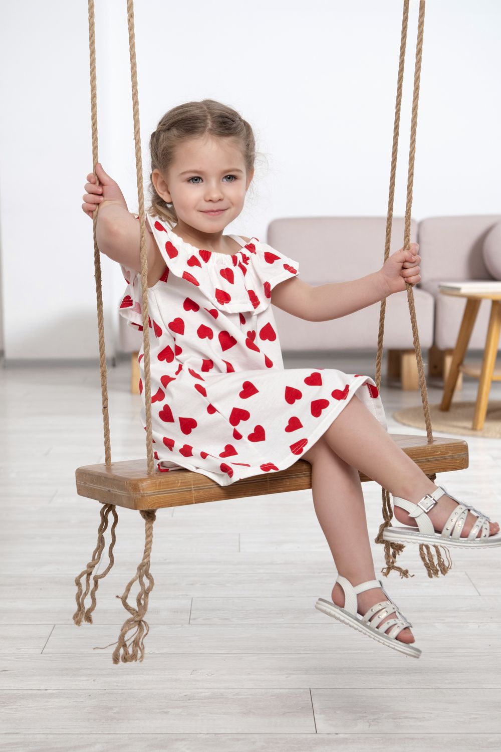 Сарафан Клюковка - молочный