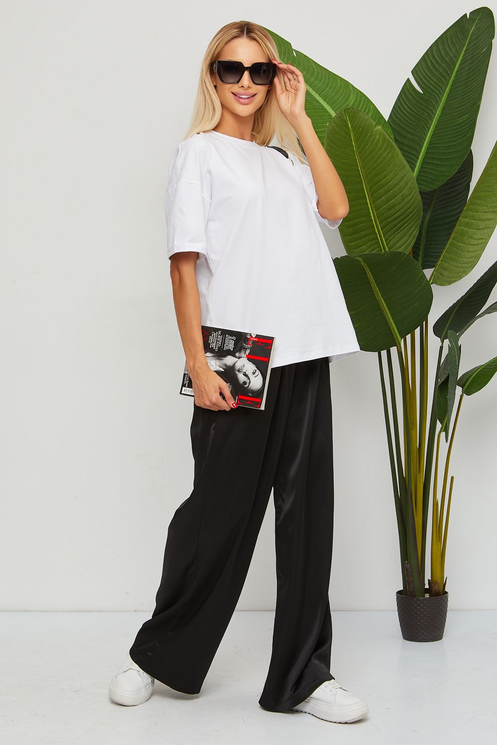 Футболка оверсайз женская ГБ4000-ФЖ - белый