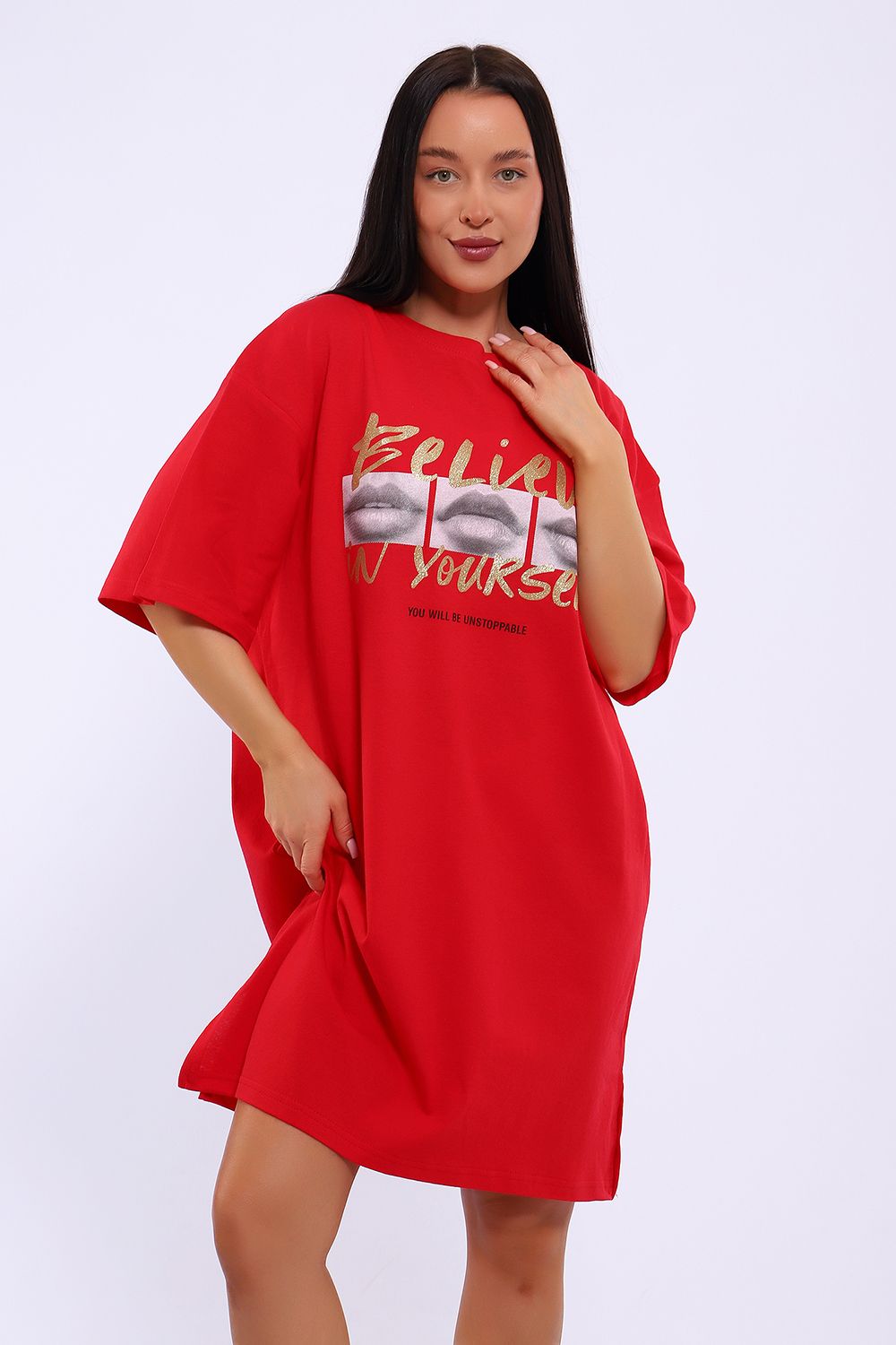 Платье ЕПЛ-1062 - красный