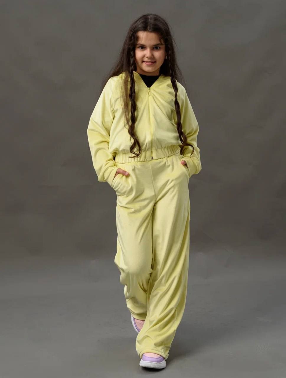 Костюм детский Велюр КДВелюр - лимонный