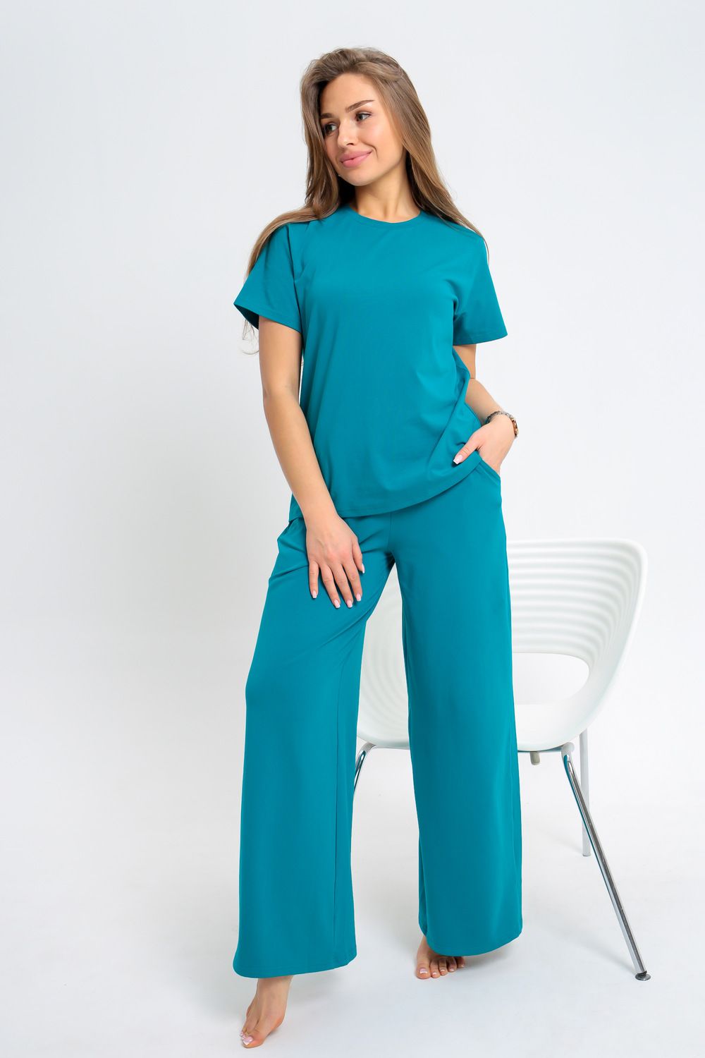 Костюм женский 26006 - зеленый