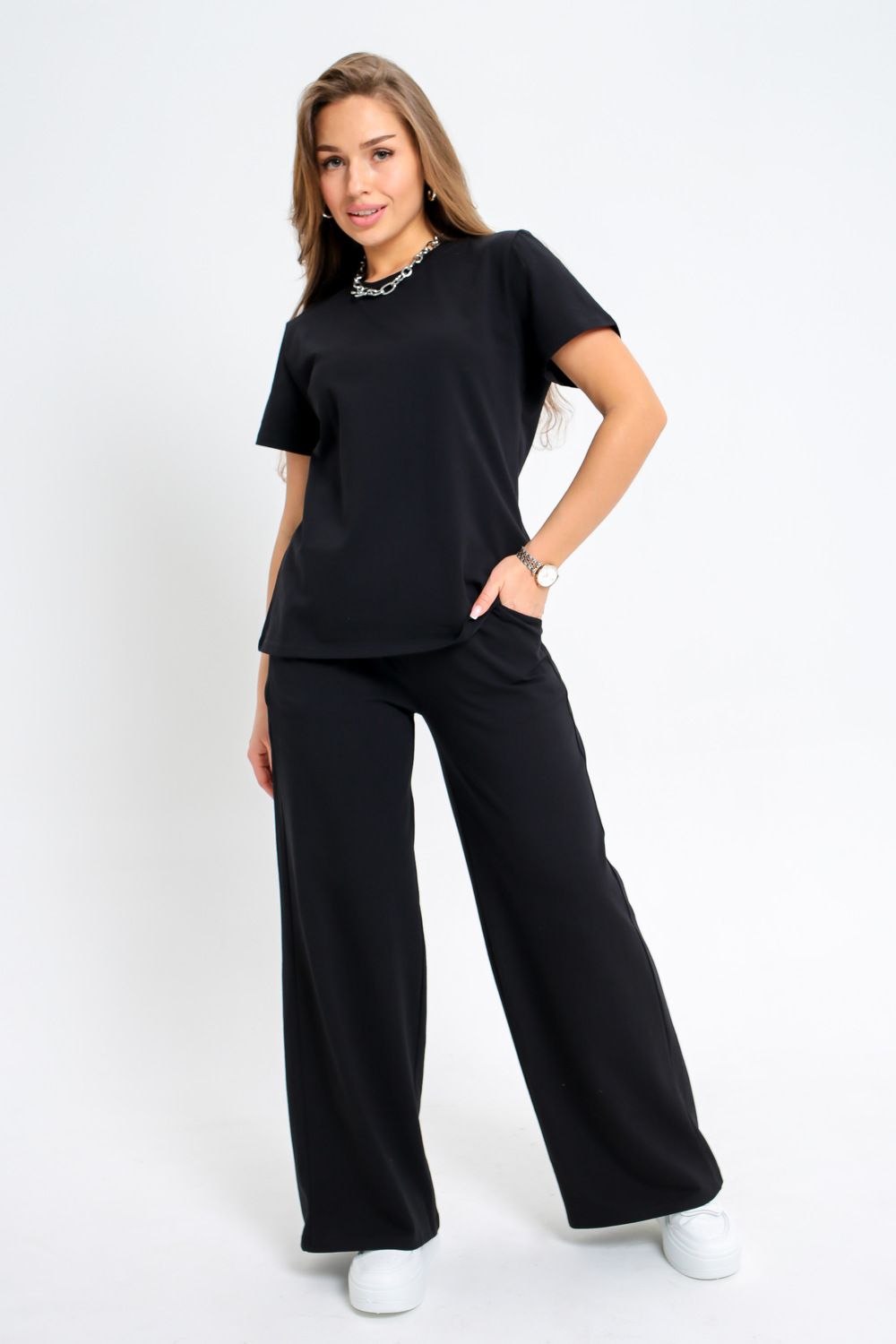 Костюм женский 26006 - черный