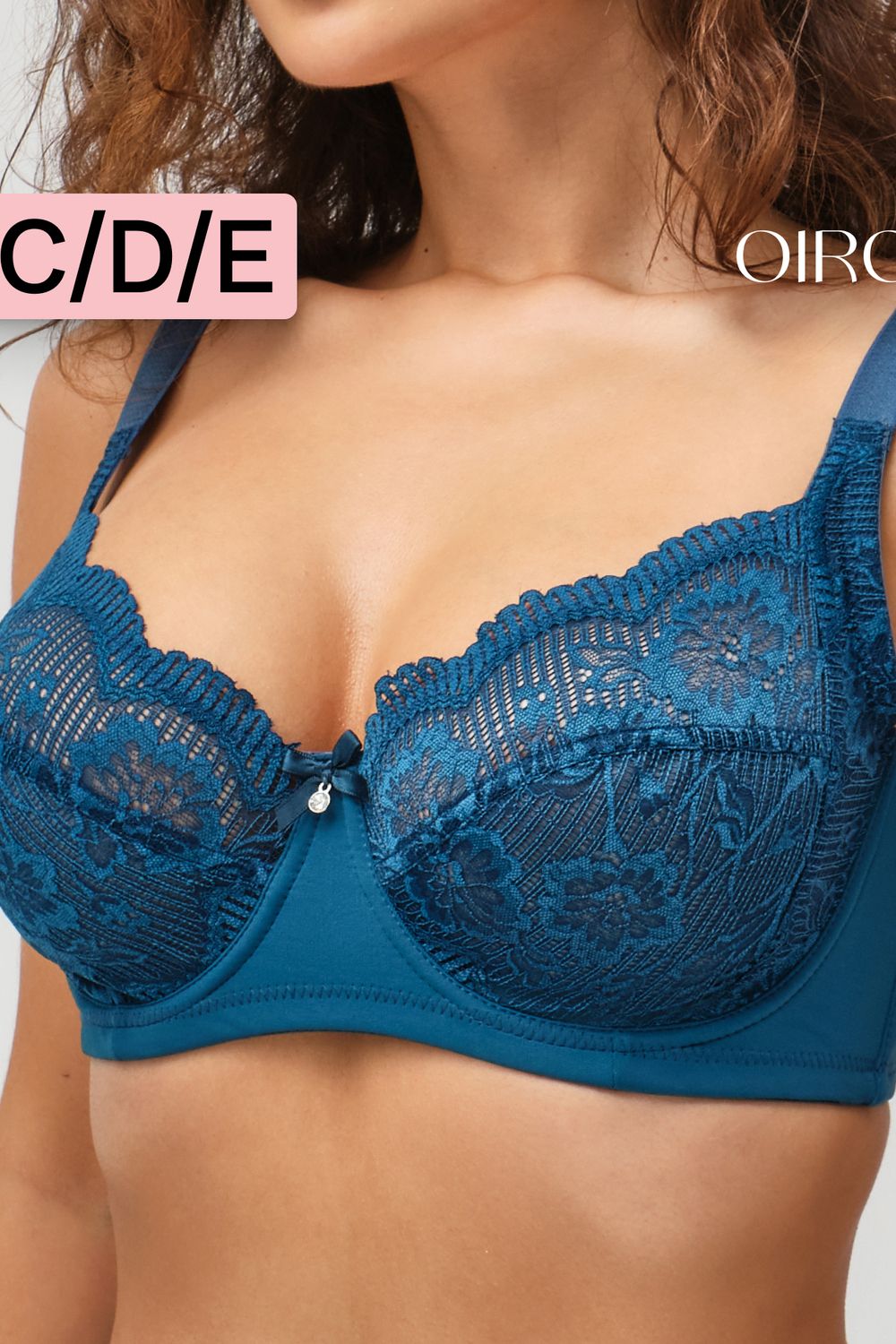 Бюстгальтер Peonia 1519 OIRO кружевной 1 шт - изумрудный