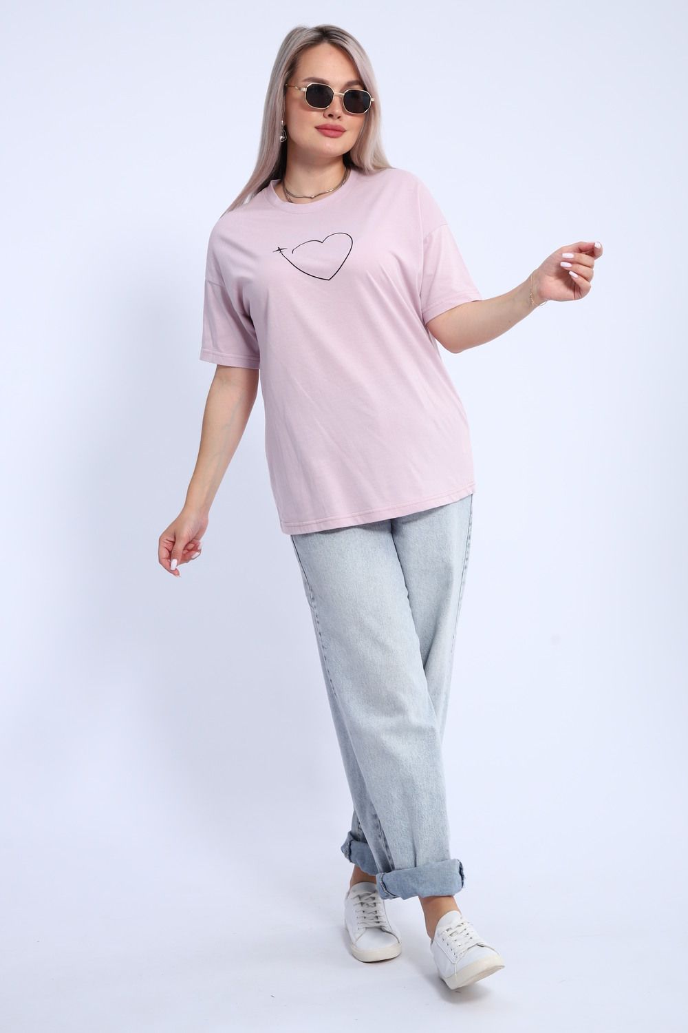 Футболка женская ФЖ0062А - сиреневый