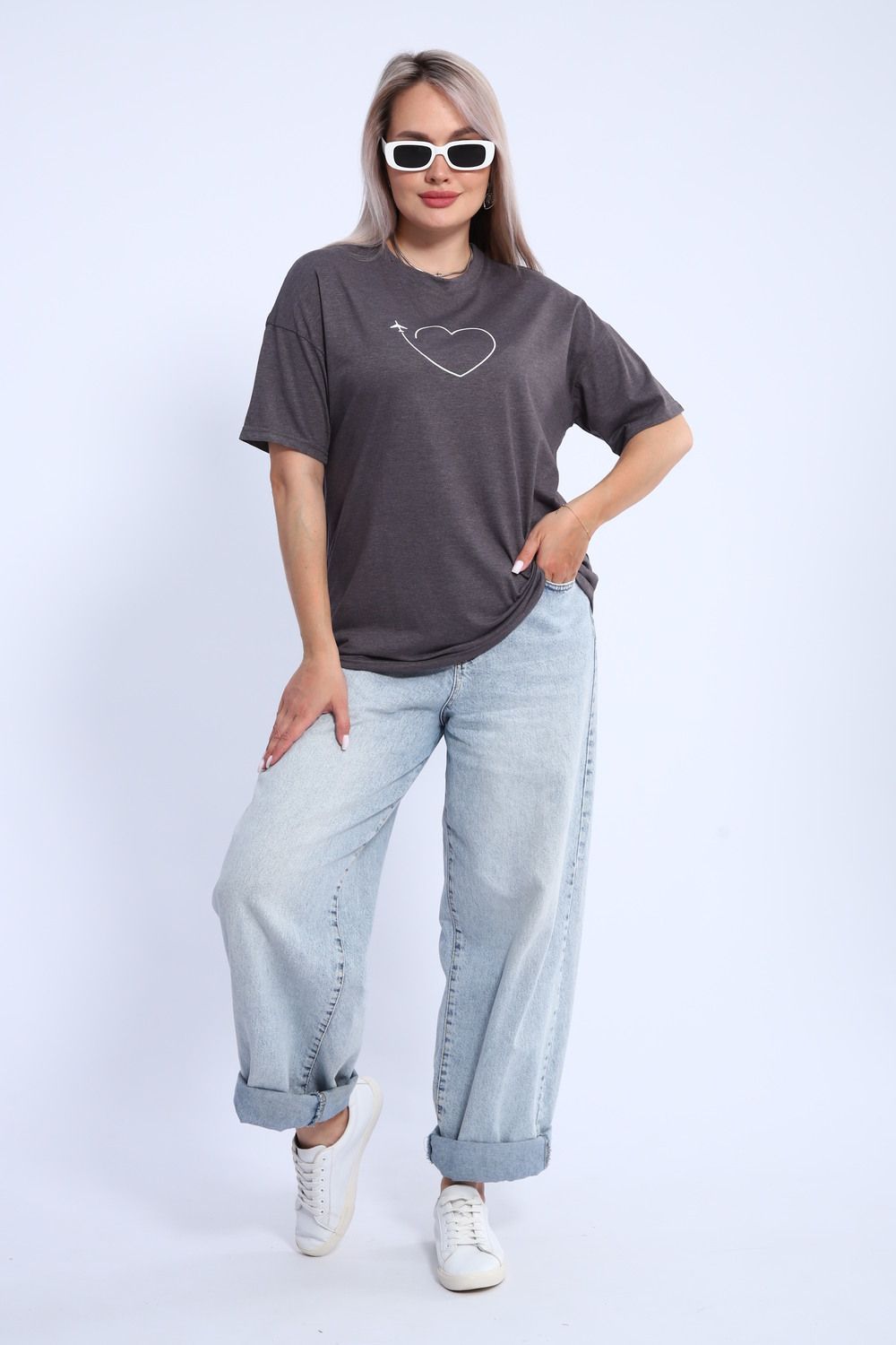 Футболка женская ФЖ0062А - антрацитовый