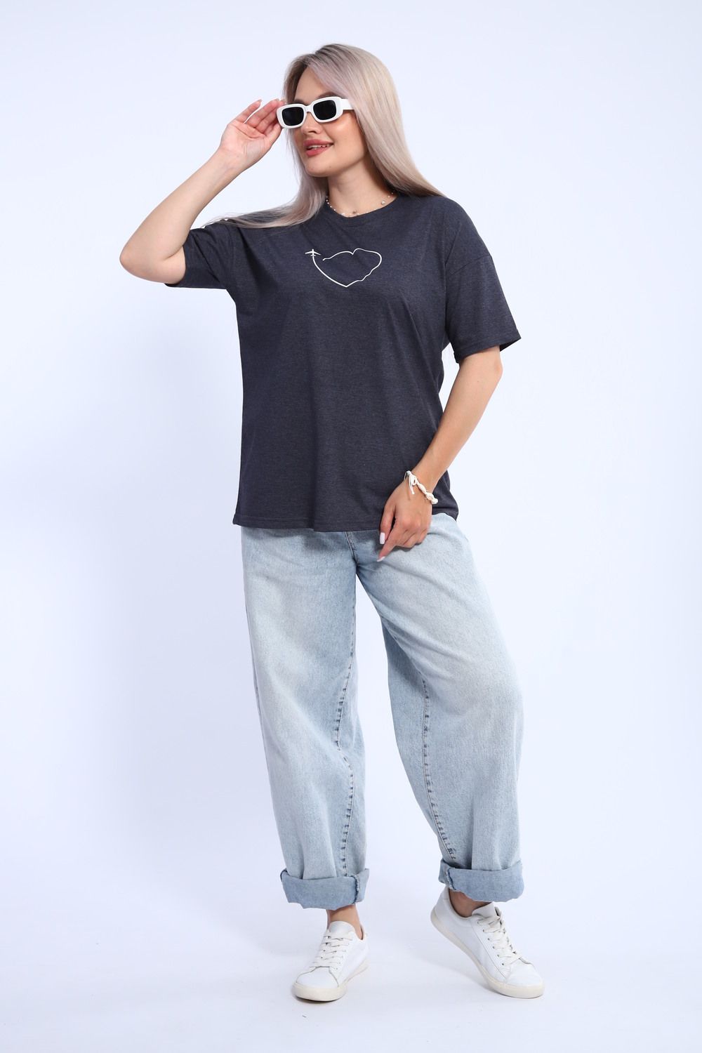 Футболка женская ФЖ0062А - графит