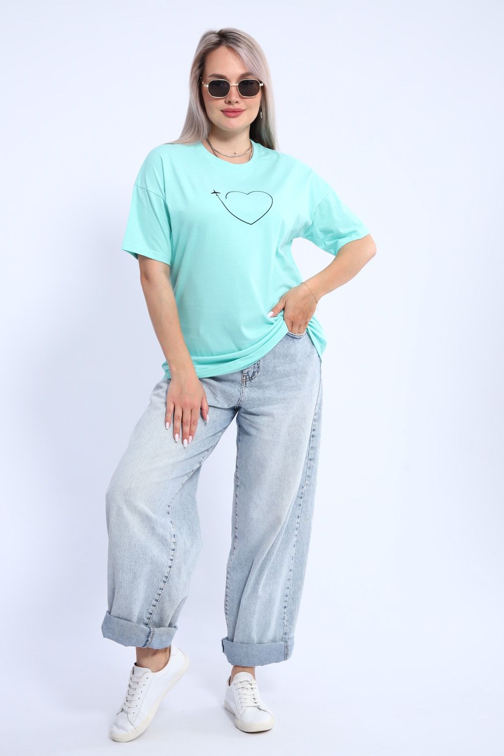 Футболка женская ФЖ0062А - ментоловый