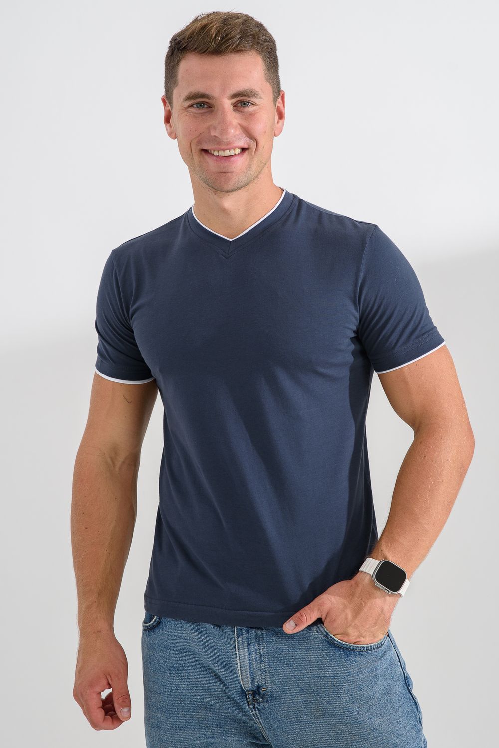 Футболка мужская 14490 - антрацит