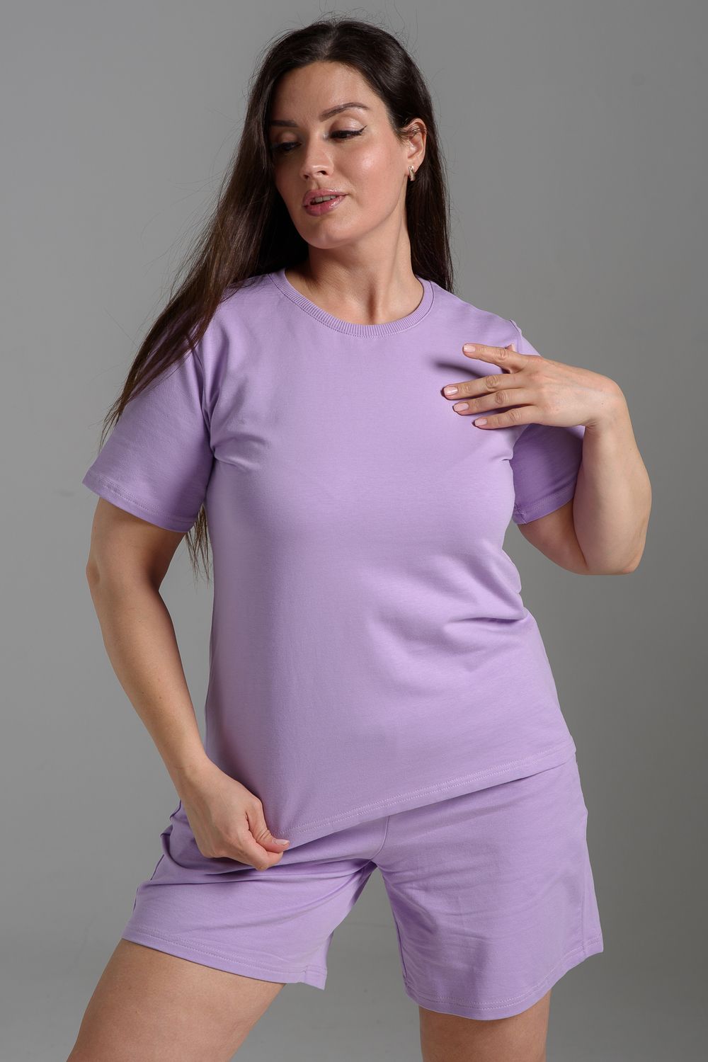 14485 Костюм женский - светло-сиреневый