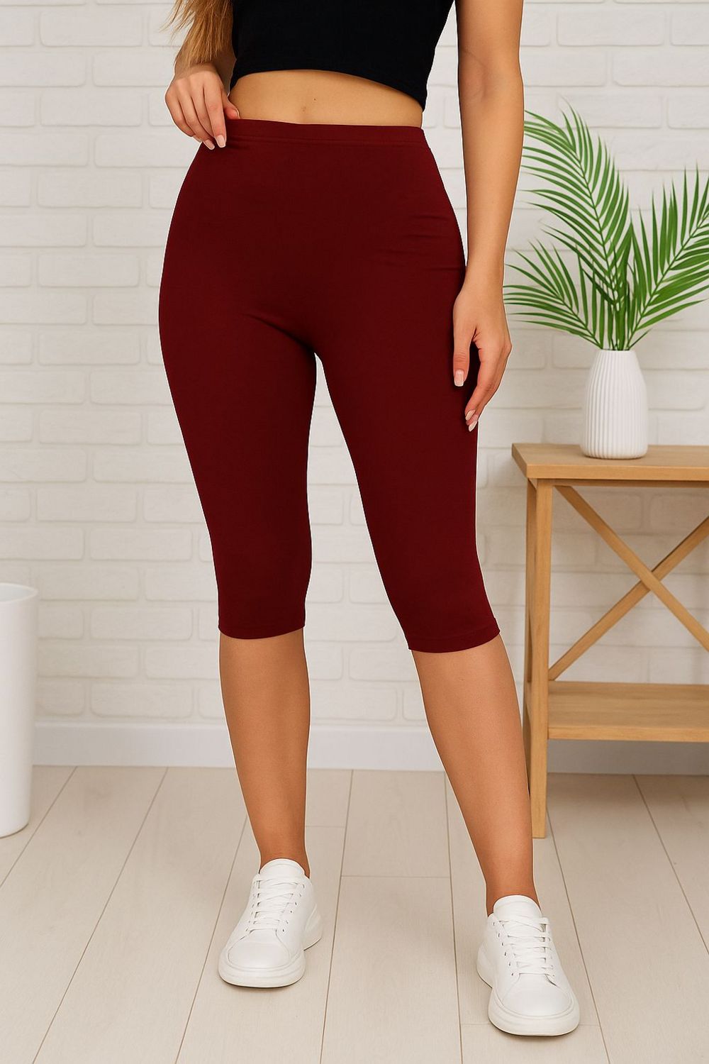 Бриджи женские Бр-001 - бордовый