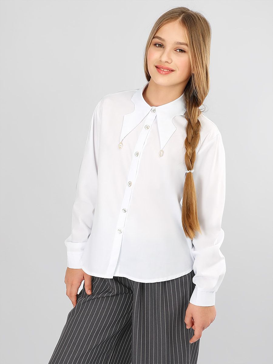 Блузка для девочки Соль&Перец SP3722 - белый