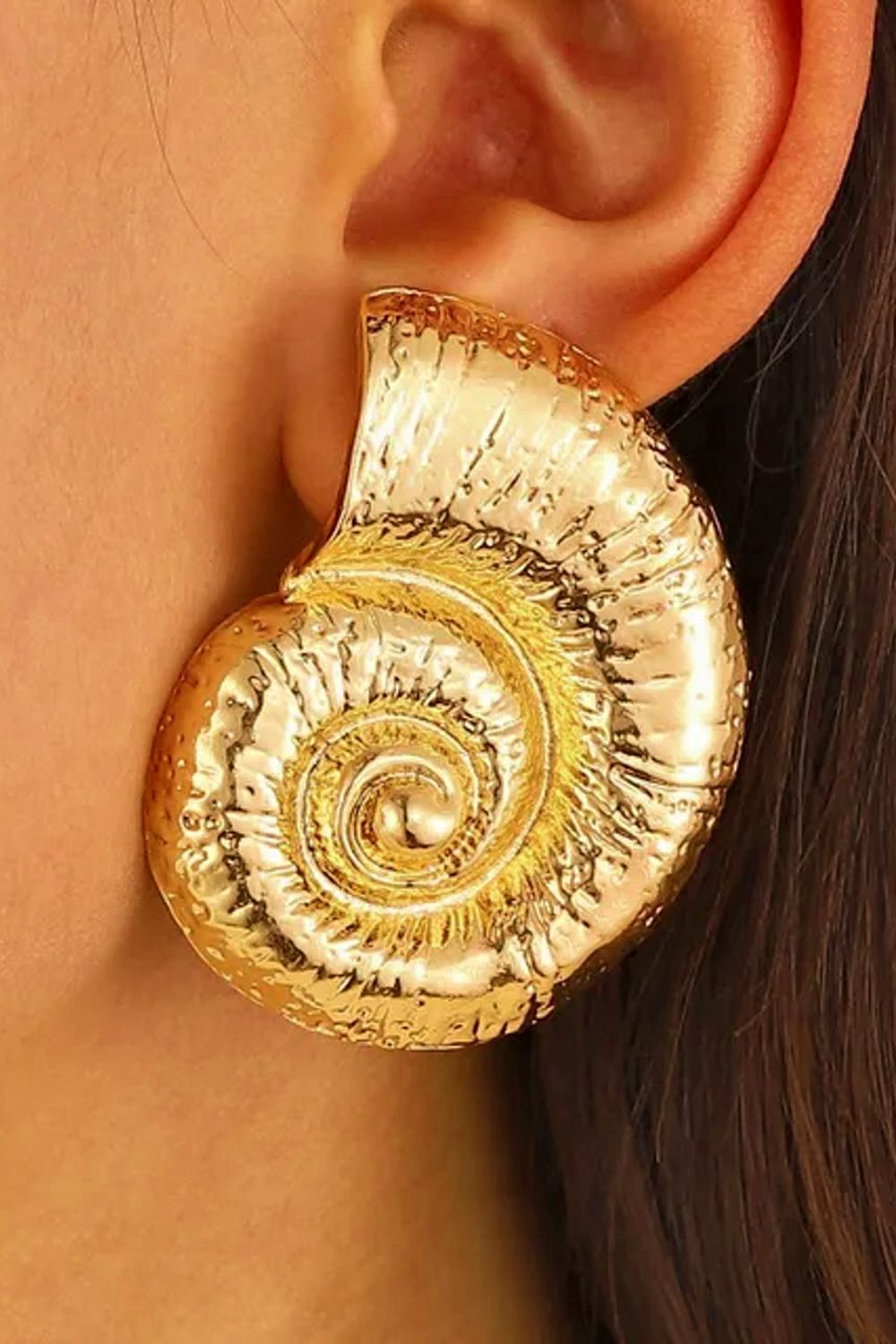 Серьги "Морская симфония" + Подарок - золото