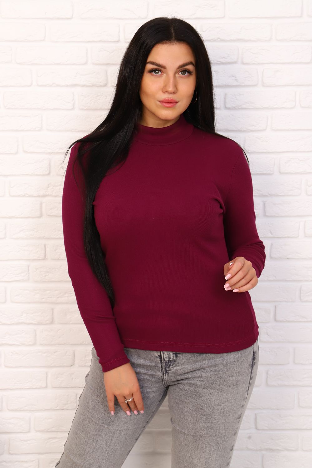 Водолазка Перспектива - фиолетовый