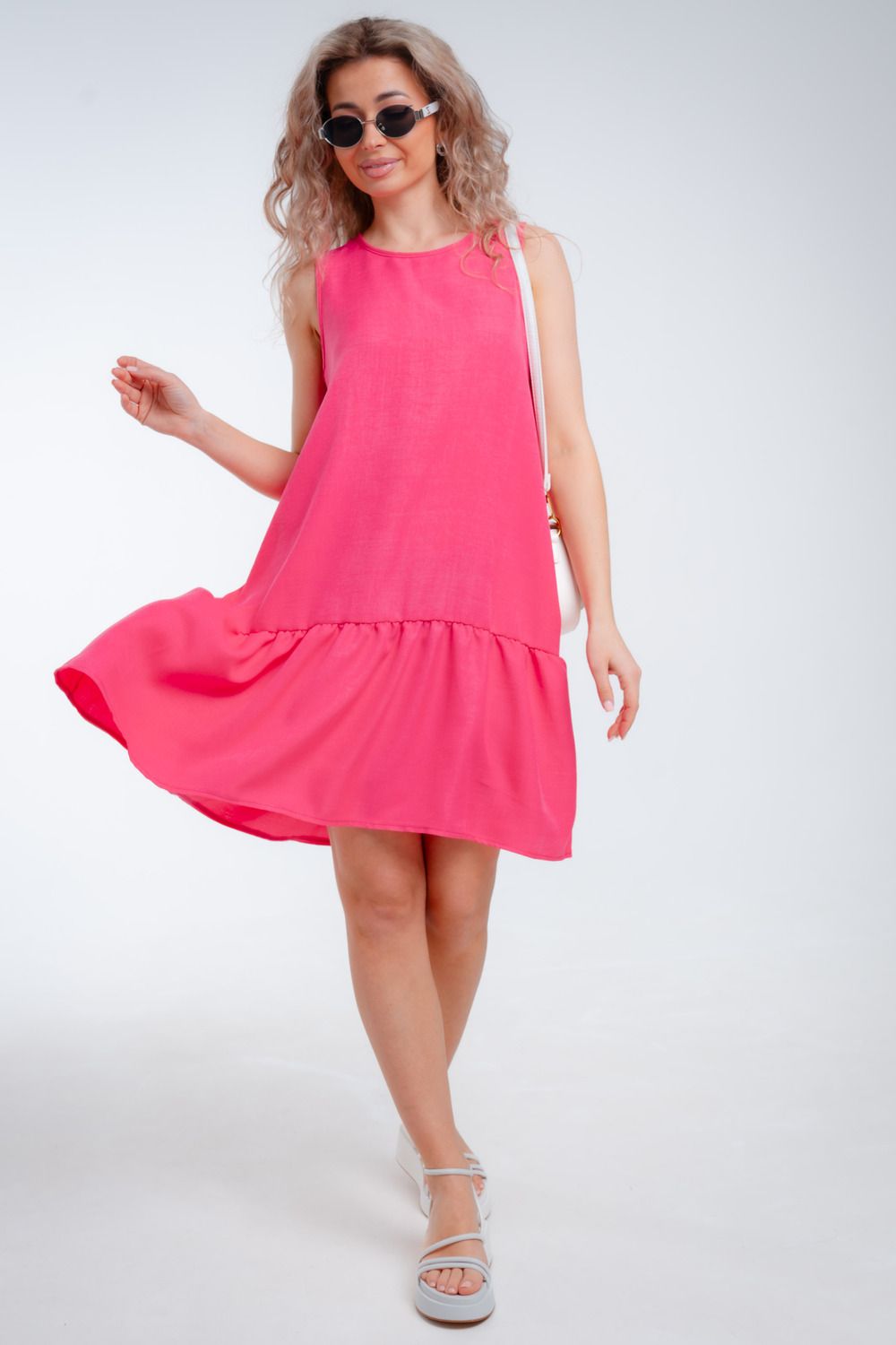 Сарафан 003 женский - малиновый