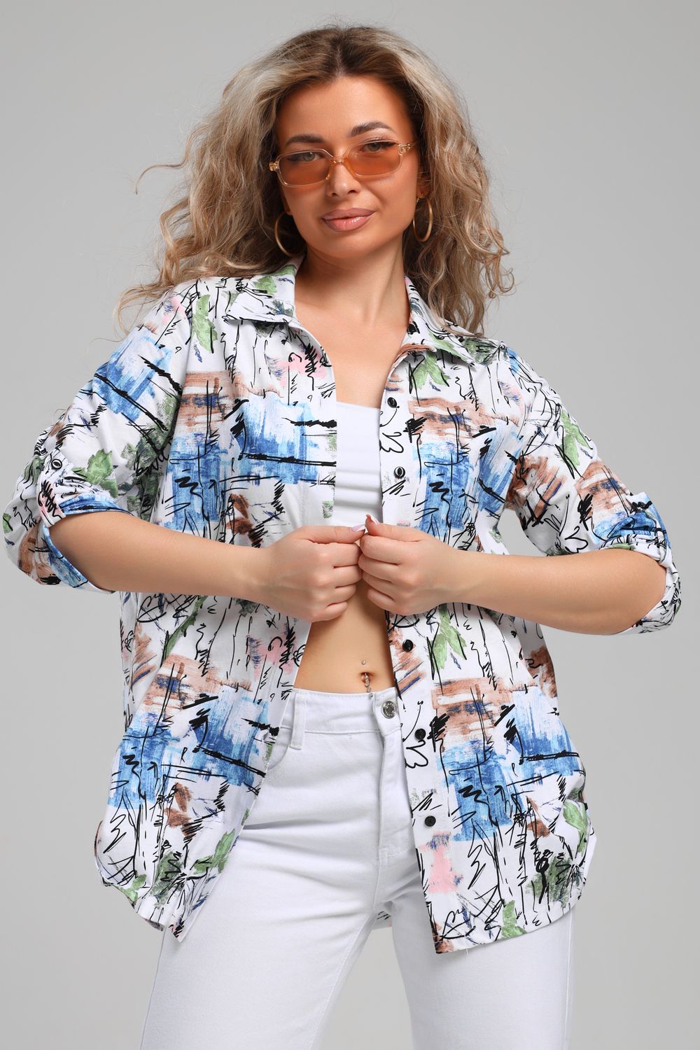 Рубашка 36957 - белый