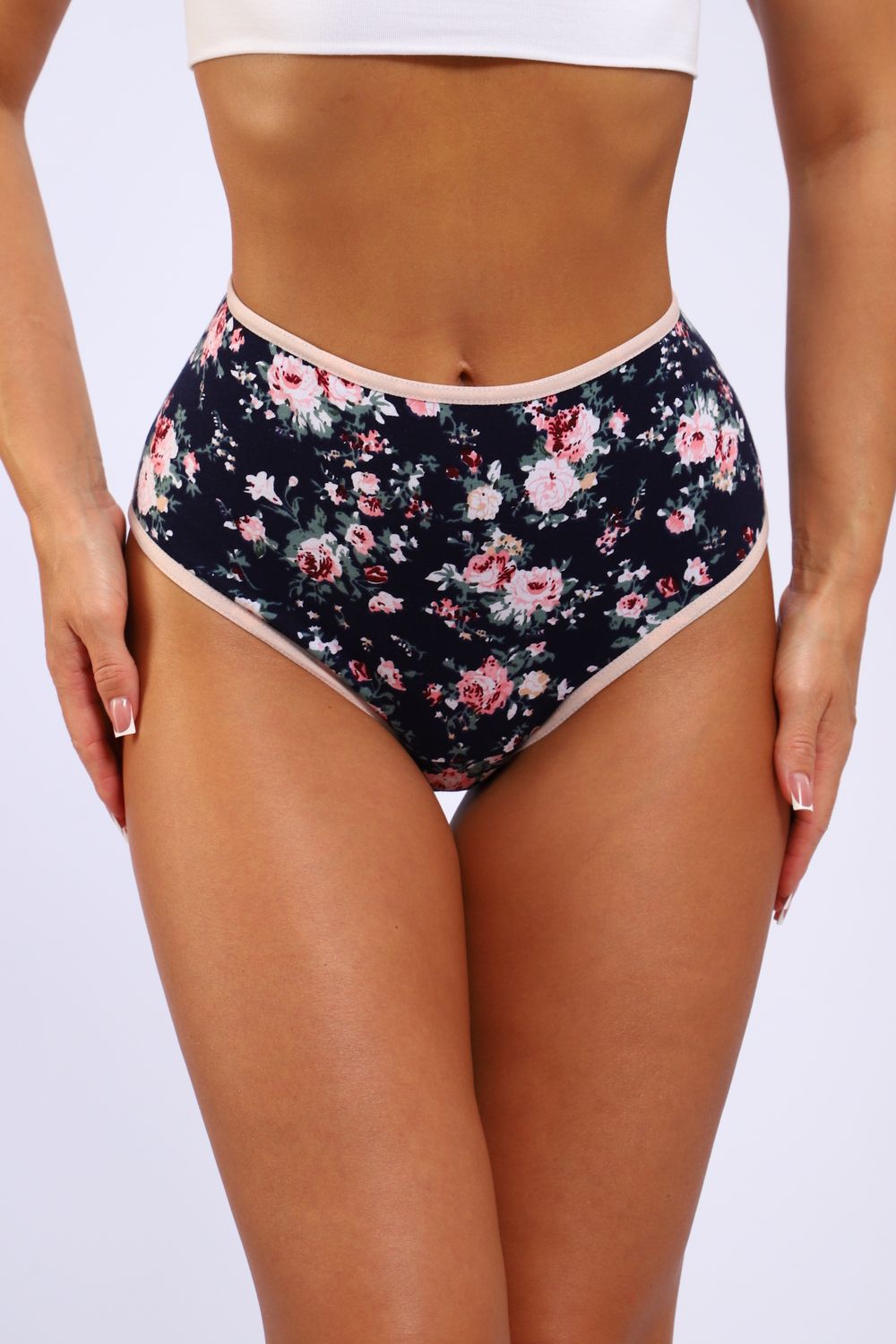 трусы женские 74383 - цветы