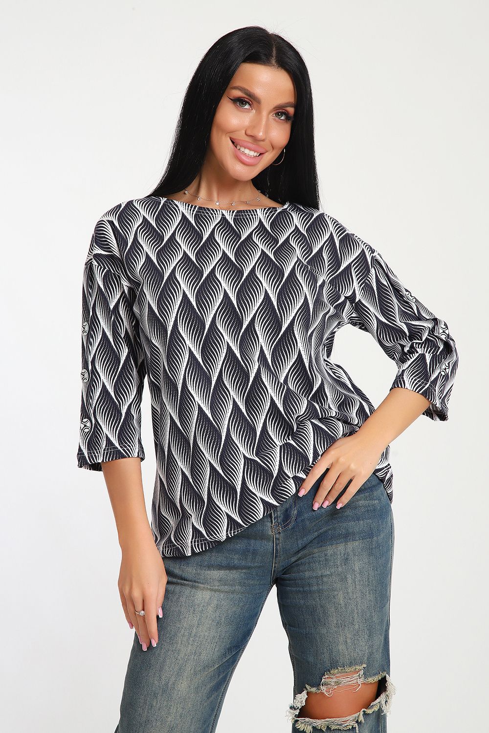 Футболка женская 24292 - синий